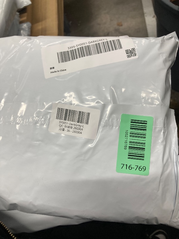 Photo 1 of dark grey Womens Linen Pants large