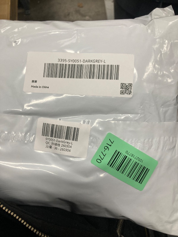 Photo 1 of  dark grey Womens Linen Pants large