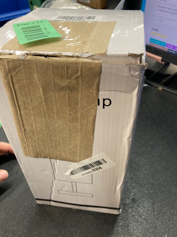 Photo 1 of **SHADE ONLY***lifeholder Table Lamp, Bedside Nightstand Lamp, Simple Desk Lamp, Cylinder Table Lamp for Bedroom Living Room Office Study, Black Shade and Base (Black)