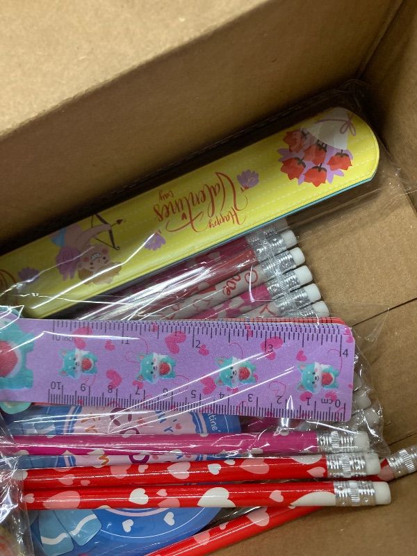 Photo 1 of ***MISSING PIECES SELLING AS INCOMPLETE*** KPHNGB Valentines Day Gifts for Kids, Bulk School Classroom Valentines Stationery, Valentines Goodie Bags Stuffers, Valentines Cards for Kids Party Favors Exchange