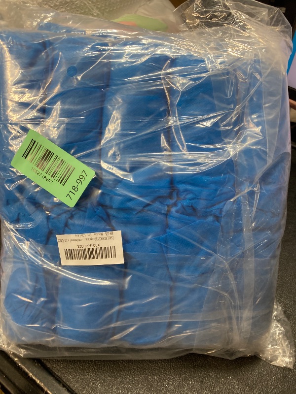 Photo 1 of [SAILYLENCEY]Disposable Shoe Covers,200 Counts(100 pairs), Non-slip, Thickening, Breathable, Elastic Ankle and Easy to wear, Blue,large size, Maximum suitable for men's size 11 and women's 13 (200)