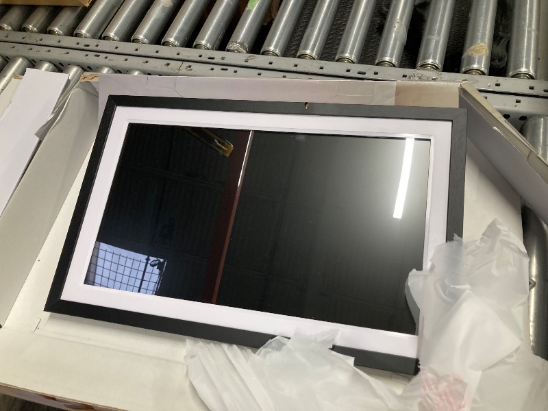 Photo 1 of ***THIS ITEM SOLD FOR PARTS ONLY * NON FUNCTIONAL**BIGASUO Digital Picture Frame Frameo 21.5" Large 1920 x 1080 IPS FHD WiFi Electronic Photo Frames 64GB Touch Screen Share Moments Instantly Best Photo Gifts for Parents and Grandparents Black Wood***THIS 
