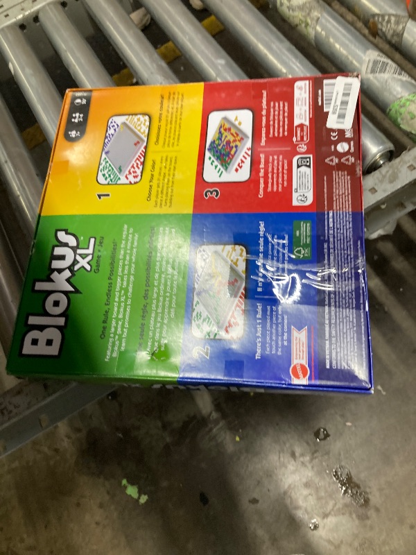View 2 of ***Missing pieces***Mattel Games Blokus XL Board Games for Family Night, Brain Games for 2 to 4 Players, Oversized Board and Pieces (Amazon Exclusive)***Missing pieces***