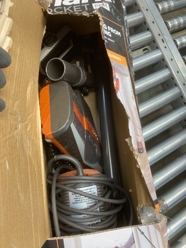 View 2 of ***Selling for parts only***Shark HV302 Rocket Pet Corded Stick Vacuum, Lightweight with Swivel Steering for Carpets & Hard Floors, Converts to Hand Vacuum, Includes Crevice Tool, Pet Multi-Tool & Precision Duster, Orange