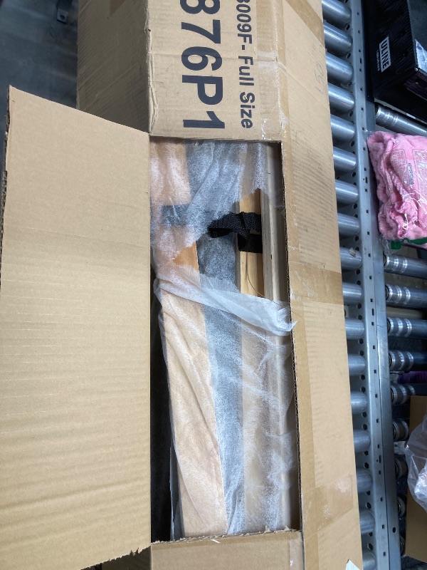 Photo 1 of ***Missing Boxes, using to parts**Ball & Cast Full Size Daybed with Trundle,Upholstered Trundle Bed W/Bedframe Tufted Button & Copper Nail on Arms Design,No Box Spring Needed,Sofa Bed Frame for Bedroom,Guest Room,Light Gray