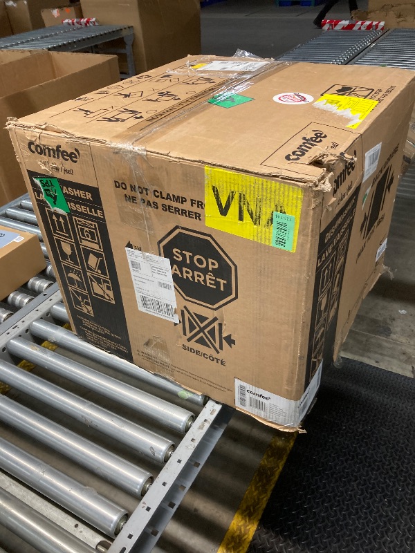 Photo 1 of ***DAMAGED-SELLING AS IS*** COMFEE’ Countertop Dishwasher, Energy Star Portable Dishwasher, 6 Place Settings & 8 Washing Programs, Speed, Baby-Care, ECO& Glass, Dish Washer for Dorm, RV& Apartment, Black