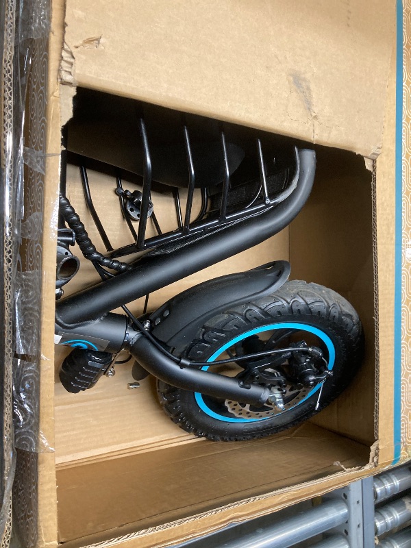 Photo 1 of *** missing parts***VGyroor Electric Scooter for Adults with Large Pet Basket – Dog-Friendly 550W Motor 19 MPH, 20 Mile Long Range, Foldable Commuter E-Scooter with Comfort Seat for Pets & Groceries