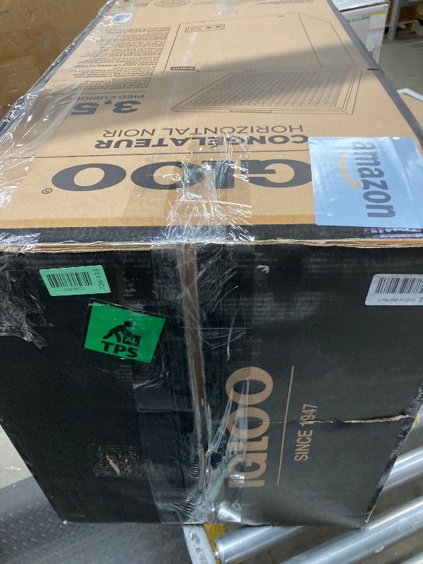 Photo 1 of ***Selling for parts only***Igloo 3.5 Cu Ft. Upright Deep Freezer Chest- Deep Freezer with Quick Freezing System & Adjustable Thermostat- Low Noise Freezer with Removable Basket & LED Lights for Homes, Garages & Basements- Black