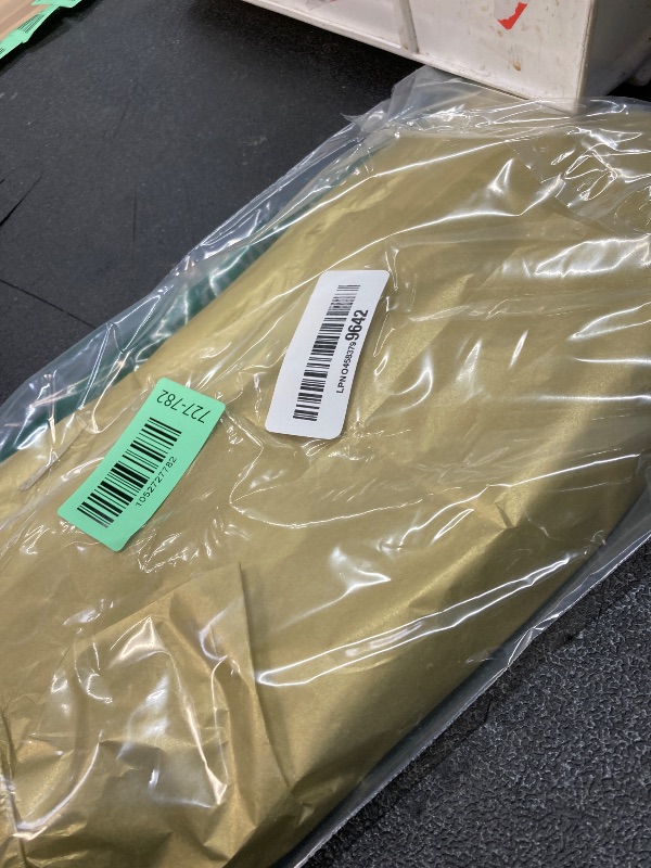 Photo 1 of 100 Sheets Gold Tissue Paper Artdly 12 x 20 Inches Gold Wrapping Paper Bulk for Weddings Birthday DIY Project Wrapping Crafts Decor