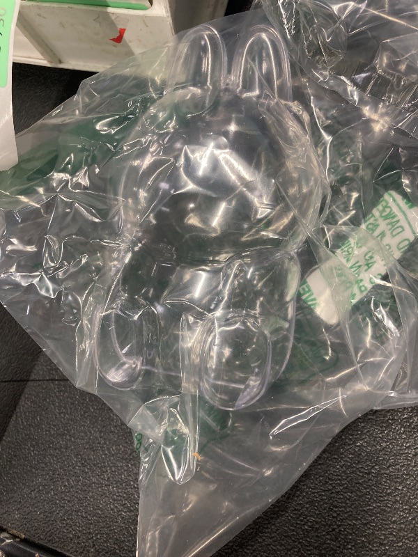 Photo 1 of **NOTE: ONLY INCLUDES THE FIGURE, NOT THE BACKPACK**    2PCS Clear Figure Display Bag Case for LABU,Cases for Blind Box Doll,Protective Case for Plush Doll,Doll Storage Bag,Clear Hanging Display Case Suitable for Dolls Under 17 CM