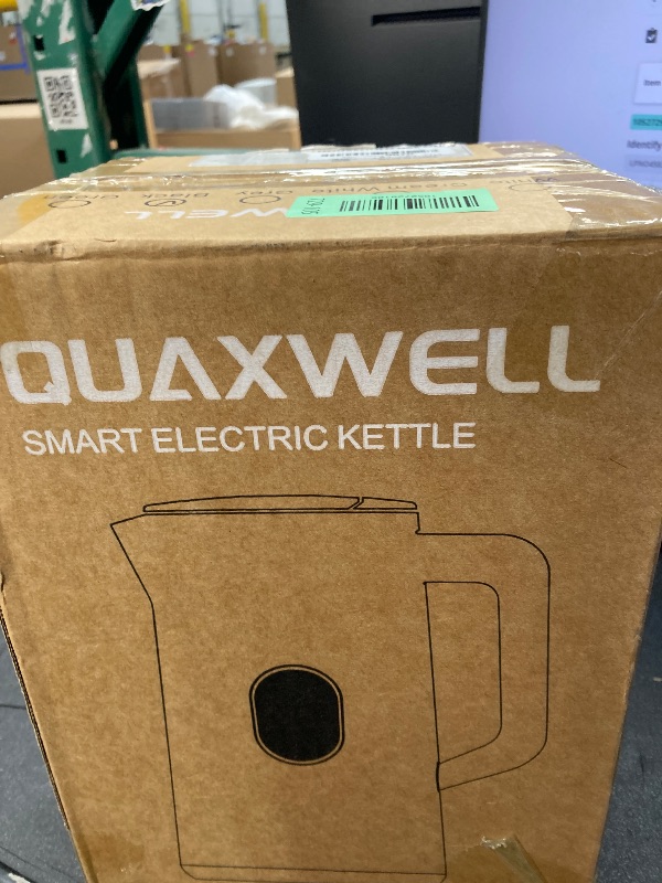Photo 1 of 1.5L Electric Kettle Stainless Steel, Double Wall Cool Touch Teapot, Fast Boil,5 Temperature Control, LED Display, Auto Shut-Off,Keep Warm Function,Black