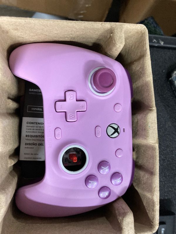 Photo 1 of **MISSING RIGHT JOYSTICK**GameSir G7 SE Wired Controller for Xbox Series X|S, Xbox One & Windows 10/11, Plug and Play Gaming Gamepad with Hall Effect Joysticks/Hall Trigger, 3.5mm Audio Jack (Purple)