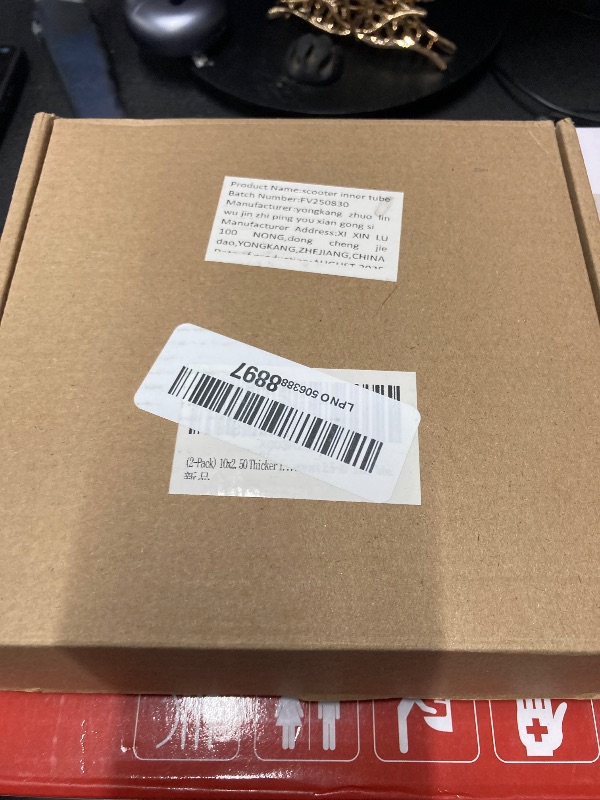 Photo 1 of (2-Pack) 10x2.50 Thicker Inner Tubes for Electric Scooters and Mini Bikes(Includes 2 Tire Levers for Easy Replacement).Please Note The Item are not 2.5-10" Inner Tube.