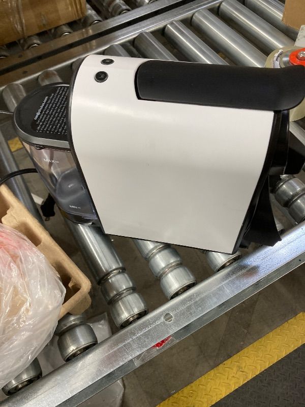 Photo 1 of ***DAMAGED -NON-FUNCTIONAL -SELLING AS PARTS ONLY*** CHULUX Mini Espresso Machine for Nespresso Pod, 20 Bar Single Serve Coffee Maker, 1400W, White