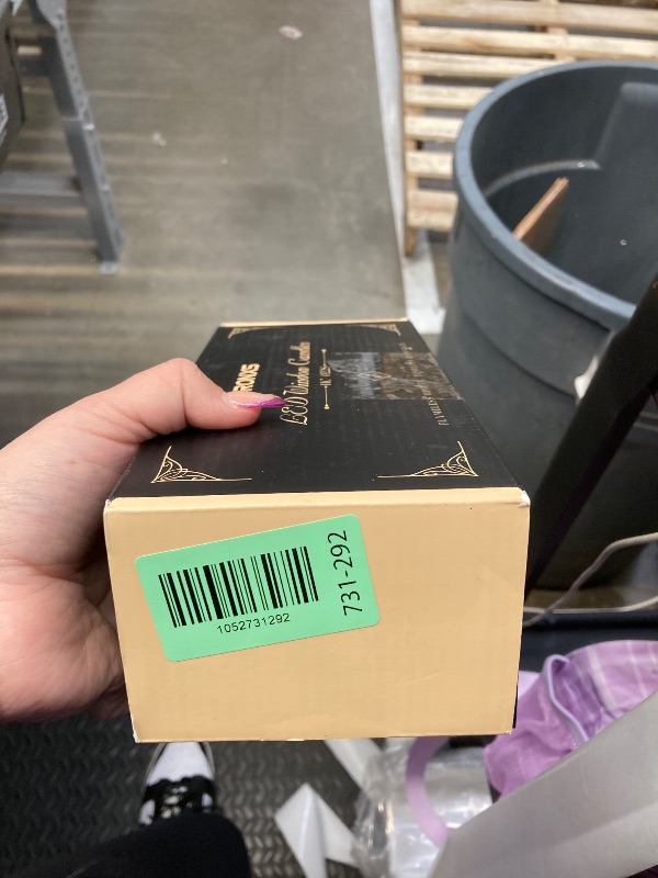 Photo 1 of ***MISSING PARTS & NO REMOTE -SELLING AS IS *** RONXS LED Window Candles With Timer, Flickering Flameless Taper Candles  Battery Operated, Indoor Christmas Decorations (6 Pcs Gold)