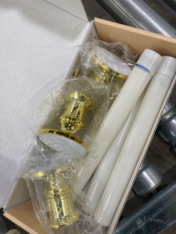 Photo 1 of ***MISSING PARTS & NO REMOTE -SELLING AS IS *** RONXS LED Window Candles With Timer, Flickering Flameless Taper Candles  Battery Operated, Indoor Christmas Decorations (6 Pcs Gold)