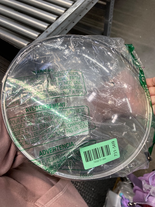 Photo 1 of 10 Inch Glass Lid for Lodge Cast Iron Skillet, 10" OXO Obsidian Frying Pan, Calphalon stainless pans and Other 10-10.25 Inch Kitchenware