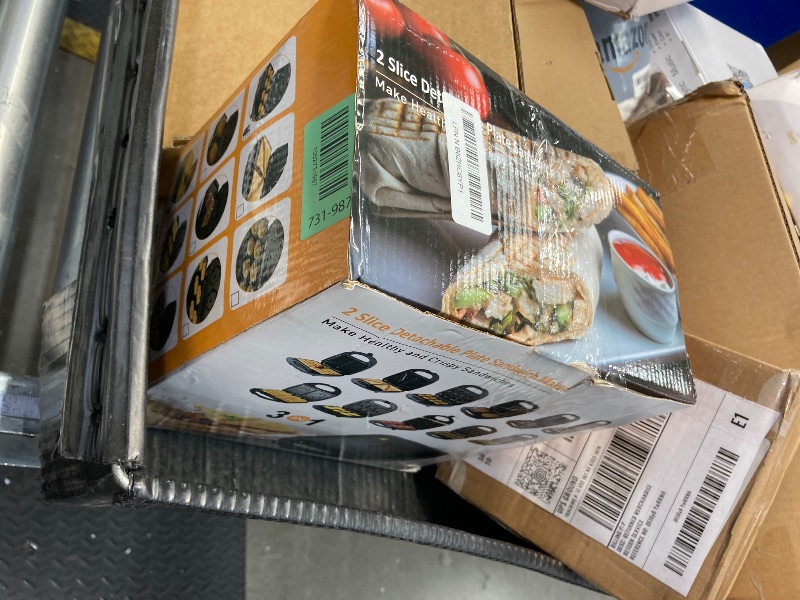 Photo 1 of **NEEDS CLEANING**Waffle Maker,Donut,Hot Dog Machine Set,3-in-1 Multifunctional Breakfast Maker Machine with Iron Removable Plate Mold for Home,Kitchen,Cake,Paninis,Nut,Steaks,Grill,Lunch,Snacks or Dessert