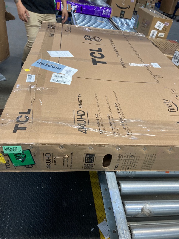 Photo 1 of *****NO RETURN***** NO REFUND*******TCL 65-Inch Class S5 UHD 4K LED Smart TV with Fire TV (65S551F, 2024), Dolby Vision, HDR PRO+, Atmos, Alexa Built-in, Apple AirPlay 2, Streaming Television