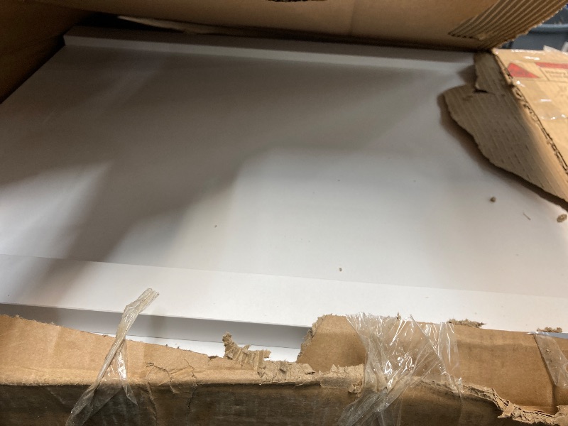 Photo 1 of ***PARTIAL SET/BOX 2 OF 2 ONLY/DAMAGED PARTS** Merax 80" Tall Kitchen Pantry Cabinet with 2 Power Outlets, 41" W Modern Large Freestanding Cupboard with Microwave Stand, Drawers, Adjustable Shelves, Wine Racks & Door-Shelf for Dinner Room, White