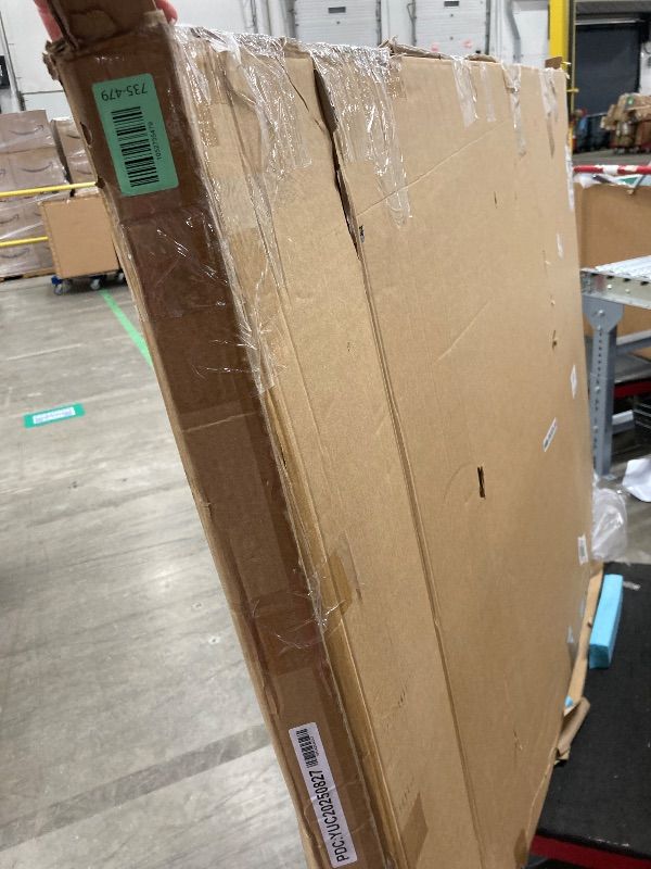 Photo 1 of ***TABLE LEGS MISSING***35"W x 65"L Half-Moon Plastic Height Adjustable Activity Table***TABLE LEGS MISSING***