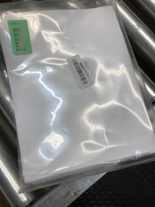 Photo 1 of 100 PCS Sticker Paper for Inkjet Printer, Printable Vinyl Sticker Paper Dries Quickly Vivid Colors, 8.5"x11" Tear Resistant Printable Vinyl, Glossy White, Inkjet & Laser Printer