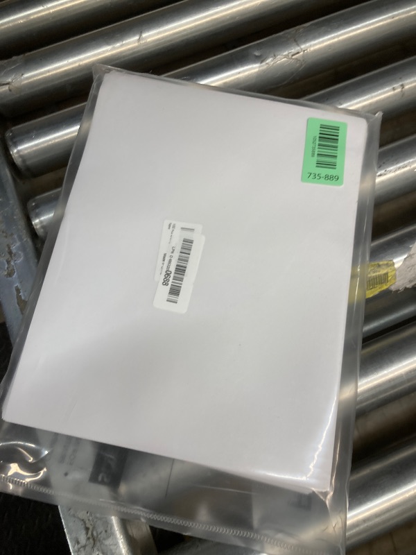 Photo 1 of 100 PCS Sticker Paper for Inkjet Printer, Printable Vinyl Sticker Paper Dries Quickly Vivid Colors, 8.5"x11" Tear Resistant Printable Vinyl, Glossy White, Inkjet & Laser Printer