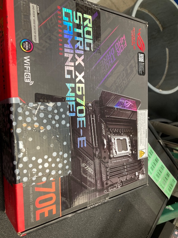 Photo 1 of ***Missing Parts***ASUS TUF Gaming B650-PLUS WiFi AMD B650 AM5 Ryzen™ Desktop 9000 8000 and 7000 ATX Motherboard, 14 Power Stages, PCIe® 5.0 M.2, DDR5 Memory, WiFi 6 and 2.5 Gb Ethernet, USB4® Support Aura Sync