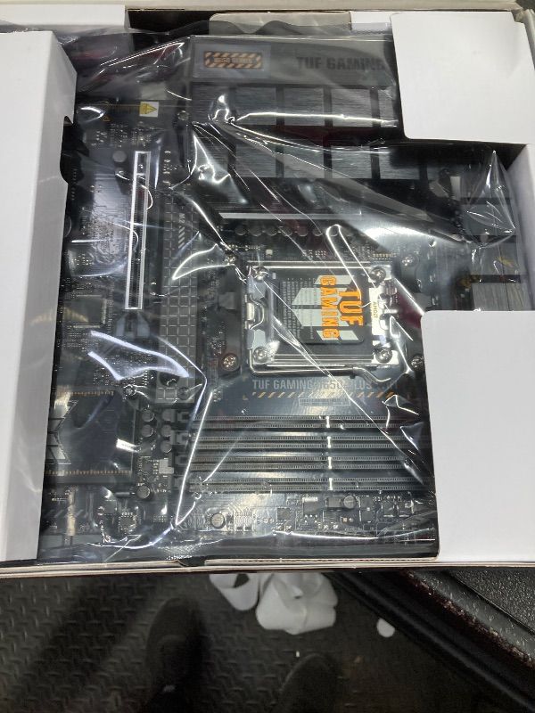 Photo 1 of ***Missing Parts***ASUS TUF Gaming B650-PLUS WiFi AMD B650 AM5 Ryzen™ Desktop 9000 8000 and 7000 ATX Motherboard, 14 Power Stages, PCIe® 5.0 M.2, DDR5 Memory, WiFi 6 and 2.5 Gb Ethernet, USB4® Support Aura Sync