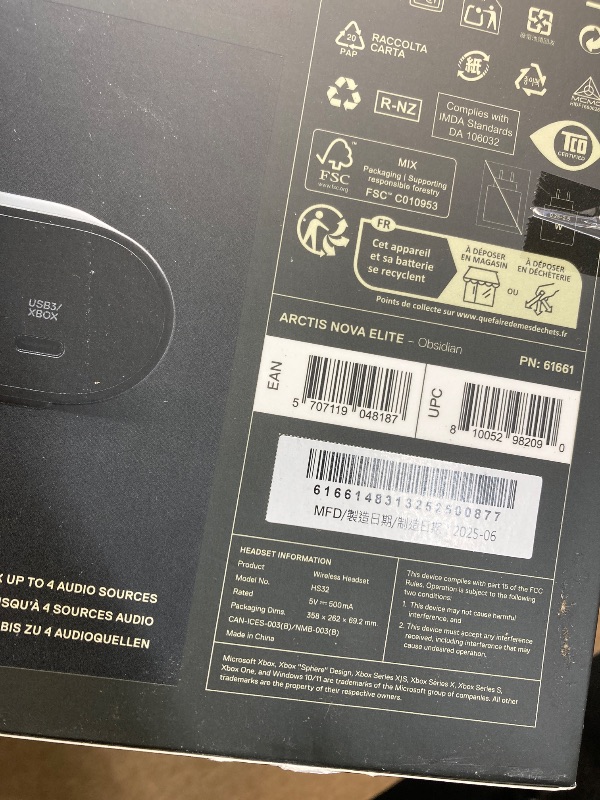 Photo 1 of ++not complete+++++SteelSeries Arctis Nova Elite - Hi-Res Wireless Gaming Headset — 96kHz/24bit — Carbon Fiber Speakers — ANC — AI Noise Rejection — App — 2.4GHz + BT — Multi-Source Mix — OmniPlay PC+PlayStation+Xbox