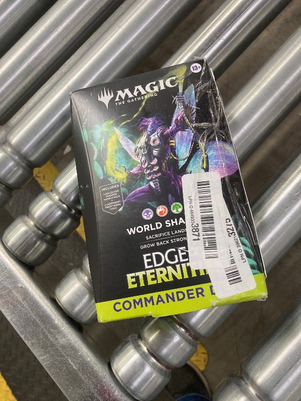 Photo 1 of ***MISSING PARTS -SELLING AS IS*** Magic: The Gathering Edge of Eternities- World Shaper  ***BOX RIPPED/TORN***