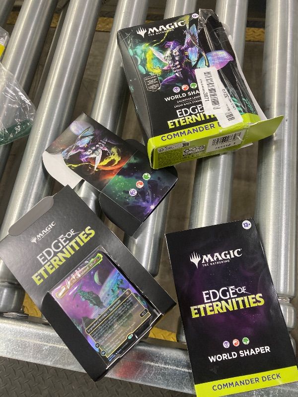 Photo 1 of ***MISSING PARTS -SELLING AS IS*** Magic: The Gathering Edge of Eternities- World Shaper  ***BOX RIPPED/TORN***