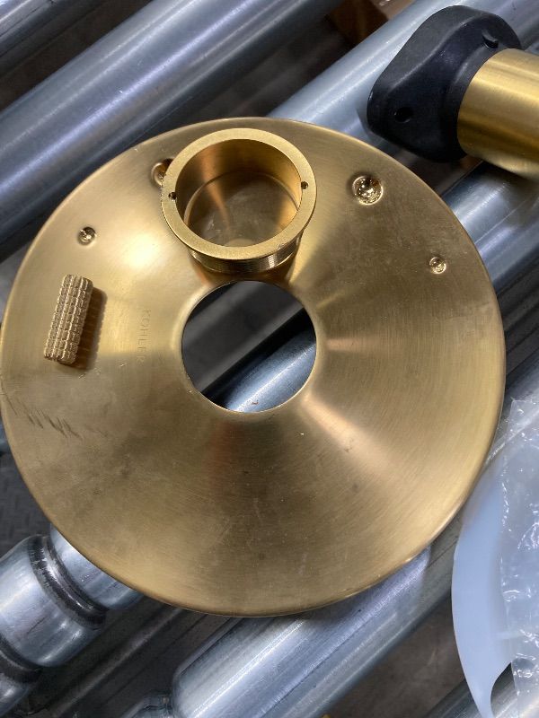Photo 1 of **PARTS ONLY**KOHLER K-TS14423-4-2MB Purist Rite-Temp Valve Trim with Lever Handle, Faceplate with Single Handle, Vibrant Brushed Moderne Brass