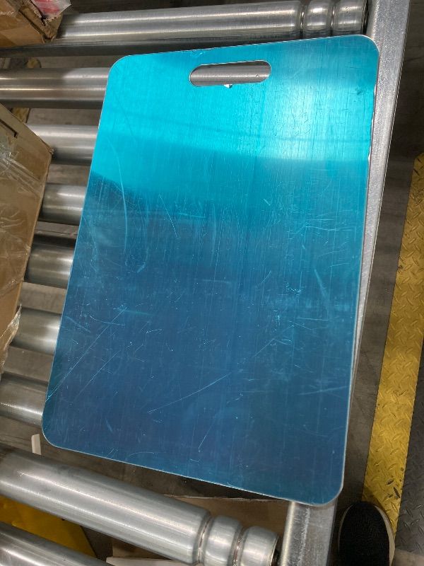 Photo 1 of ***ONE CUTTING BOARD ONLY*** Katuchef Titanium Cutting Board for Kitchen, Pure Katu chef Titanium Cutting Board, Double Sided Non Toxic Chopping Board for Cutting Meat Vegetable Fruit, Easy to Clean (L)