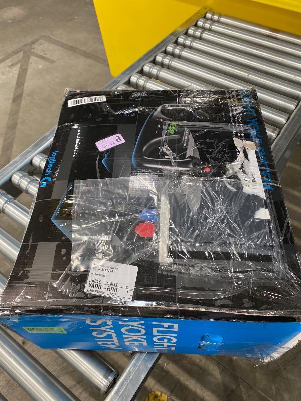 Photo 1 of ** the description is a reference please see the phots**Logitech G PRO Flight Yoke System, Professional Simulation Yoke and Throttle Quadrant, 3 Modes, 75 Programmable Controls, Configurable Knobs, Steel Shaft, USB, PC - Black