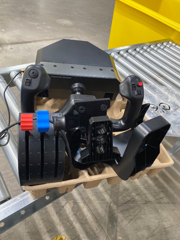 Photo 1 of ** the description is a reference please see the phots**Logitech G PRO Flight Yoke System, Professional Simulation Yoke and Throttle Quadrant, 3 Modes, 75 Programmable Controls, Configurable Knobs, Steel Shaft, USB, PC - Black
