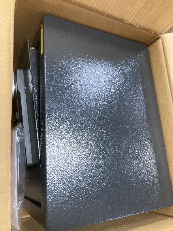 Photo 1 of 1.3 Cuft Small Fire Safe Box for Home Use, Personal Fire Safety Box with Electronic Keypad, Spare Keys and Removable Shelf, Steel Fireproof Document Safe Box for Money Cash Valuables