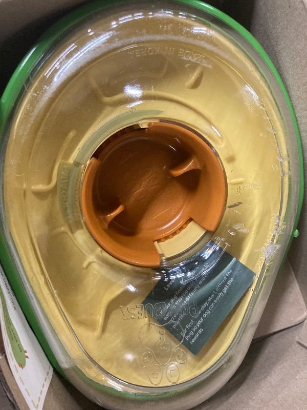Photo 1 of **SCRAPES ON BOWL**PAW QUEST Avocado Non-Spill Treat Dispensing Wobble Toys for Dogs