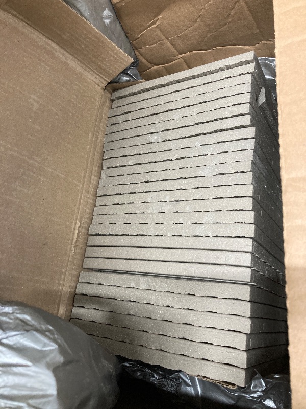 Photo 1 of ***1 PIECES IS BROKEN***Daltile Quarry Textures 8" x 8" Quarry Floor Tile in Matte Ashen Gray (25 PC per Carton) (11.11 SQFT per Carton)