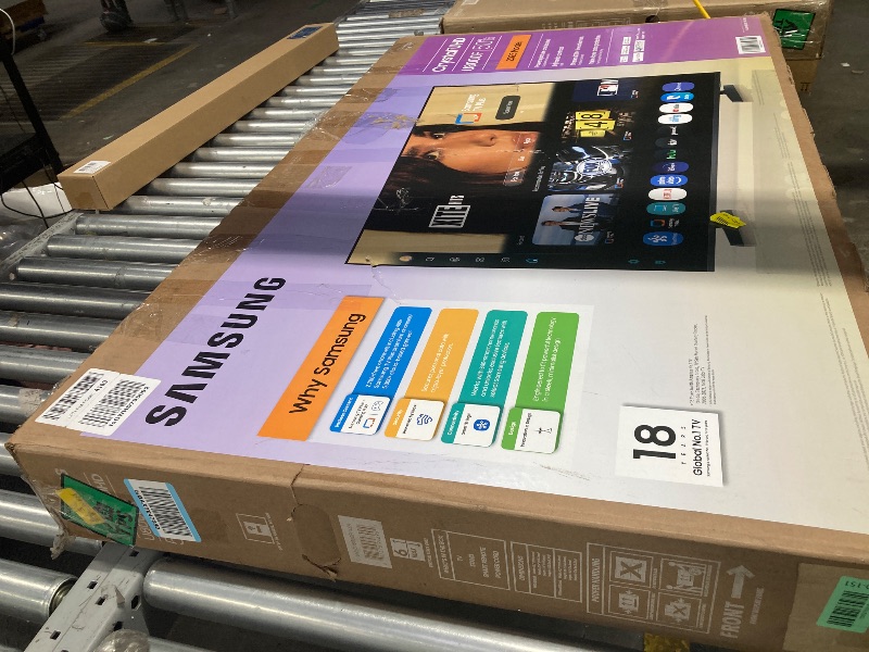 Photo 1 of ***NOT RETOURN***Samsung 50-Inch Class Crystal UHD U8000F 4K Smart TV (2025 Model) Endless Free Content, Crystal Processor 4K, MetalStream Design, Knox Security, Alexa Built-in