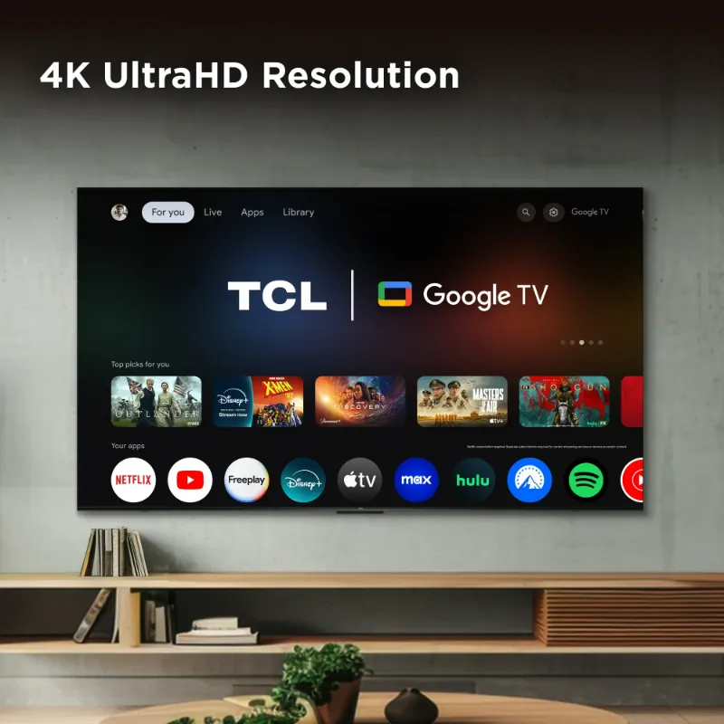 Photo 1 of ***NO RETOURN***TCL 65" Q Series QLED 4K UHD HDR Smart Google TV (NEW 2025) - Dolby Vision, Dolby Atmos, Motion Rate 240, HDR 10+, Auto Game Mode - 65Q51K
