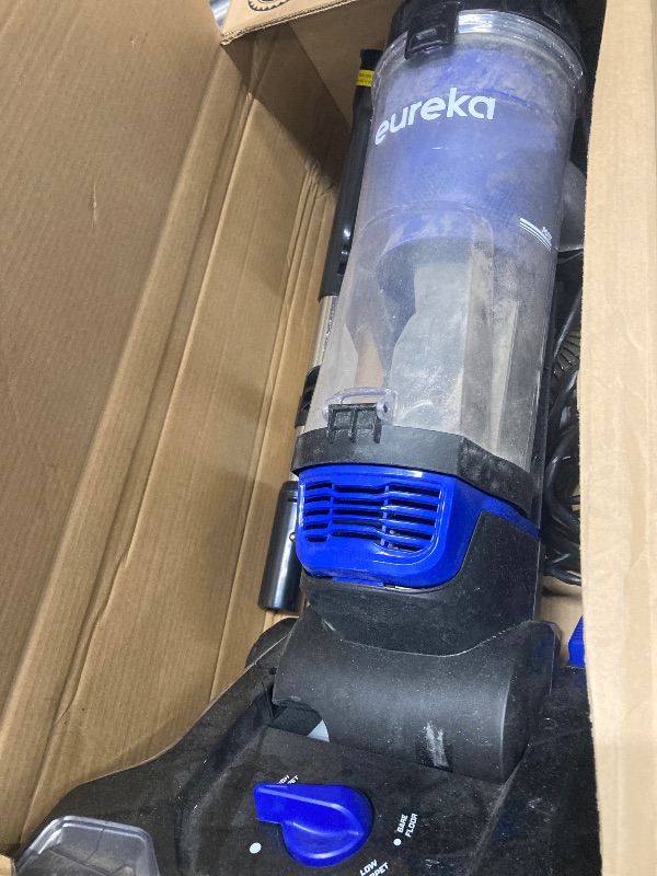 Photo 1 of ***DIRTY***Eureka Lightweight Powerful Upright Vacuum Cleaner for Carpet and Hard Floor, PowerSpeed, New Model,Blue,black/New Model