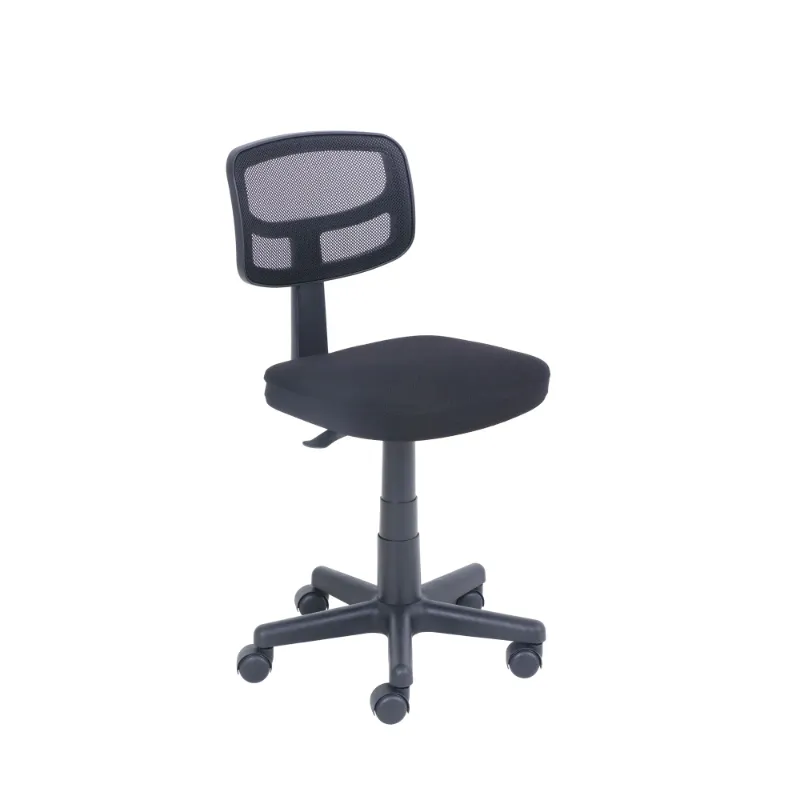Photo 1 of  Mesh Task Chair with Plush Padded Seat, Teens and Adult, Black/Black
