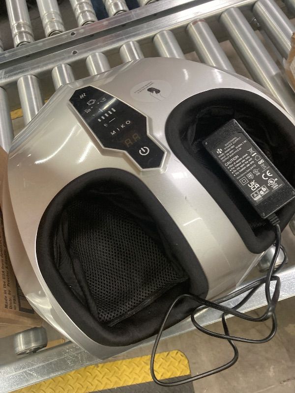 Photo 1 of ***USED-MISSING PLUG SELLING AS IS*** Miko Shiatsu Foot Massager with Heat Kneading and Rolling and Pressure Settings - Remote Contro