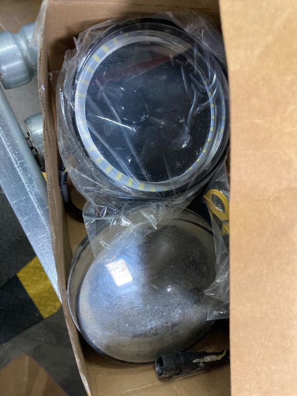 Photo 1 of **PARTS ONLY**BUNKER INDUST LED Fog Light with Daytime Running Lights for 2007-2013 GMC Sierra 1500/2007-2014 Sierra 2500HD 3500HD, OEM Bumper Driving DRL Fog Lamp Assembly Kit