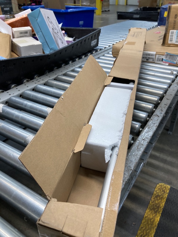 Photo 1 of 1 Inch Curtain Rods 72 to 144 Inches (6 to 12 ft) Telescoping Single Drapery Rod, USFOOK Heavy Duty Curtain Rods for Windows with Silver Decorative Translucent Finials