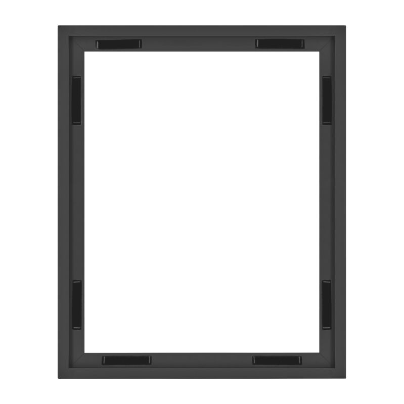 Photo 1 of *Velcro/tape coming off* MCS Canvas Float Frames 16x20 Canvas Black Finish Frame, Vertical & Horizontal Wall Hanging Large Frame for Canvas Paintings (1-Pack)