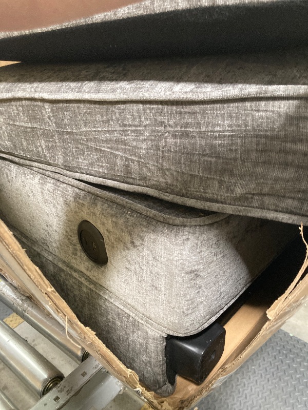 Photo 1 of *Arms and seat pillows only* for Marsail Pull Out Sofa Bed, Chenille Fabric, Grey