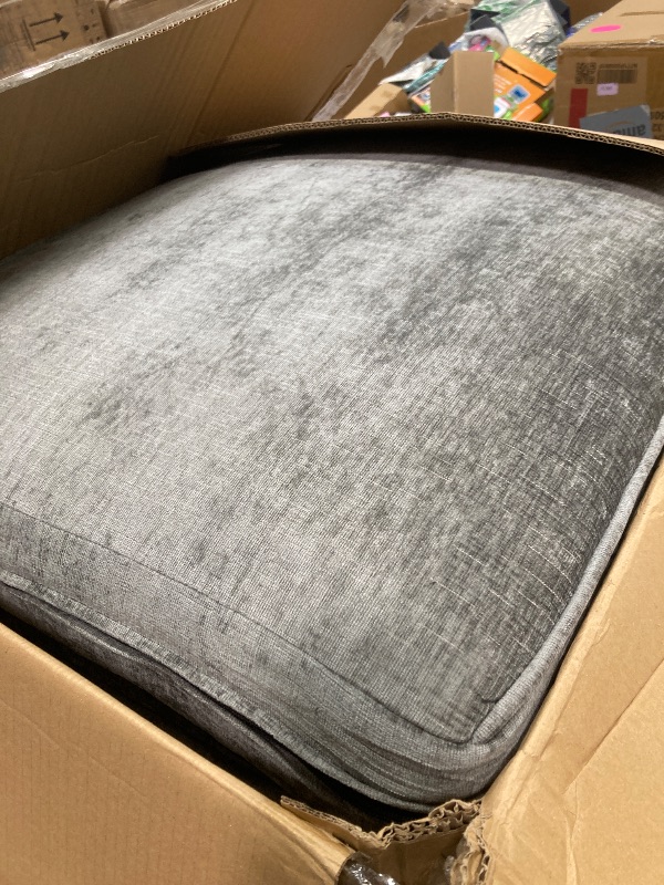 Photo 1 of *Arms and seat pillows only* for Marsail Pull Out Sofa Bed, Chenille Fabric, Grey