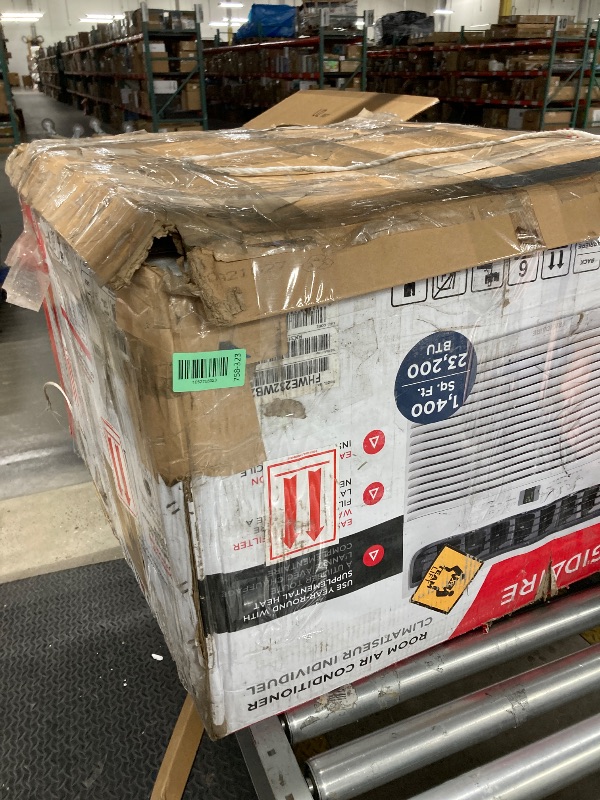 Photo 1 of *Scratches* Frigidaire 23,000 BTU Window Air Conditioner with Supplemental Heat, Dehumidifier, and Remote, 230V, Cools up to 1400 Sq. Ft. for Apartment, Bedroom, Large Rooms